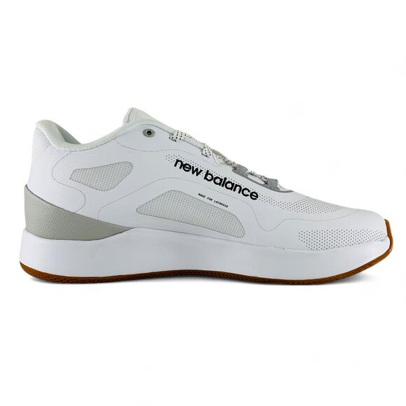 New Balance FreezeLX v4 Box Men's Lacrosse Shoes LAX White Gum FREEZBW4 - Picture 2 of 10